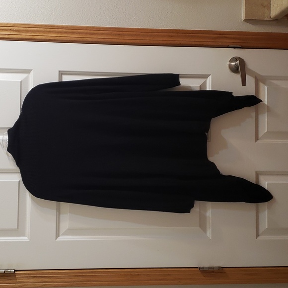 Women's long black sweater - Picture 5 of 7
